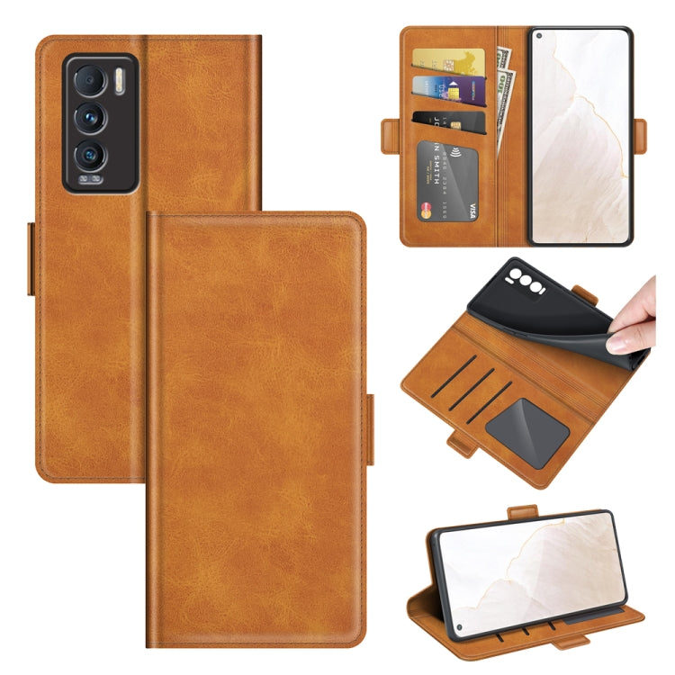 For OPPO Realme GT Explorer Master Dual-side Magnetic Buckle Horizontal Flip Leather Case with Holder & Card Slots & Wallet