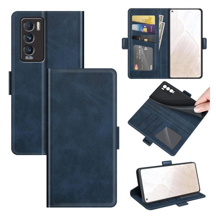 For OPPO Realme GT Explorer Master Dual-side Magnetic Buckle Horizontal Flip Leather Case with Holder & Card Slots & Wallet