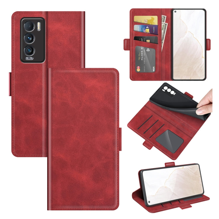 For OPPO Realme GT Explorer Master Dual-side Magnetic Buckle Horizontal Flip Leather Case with Holder & Card Slots & Wallet