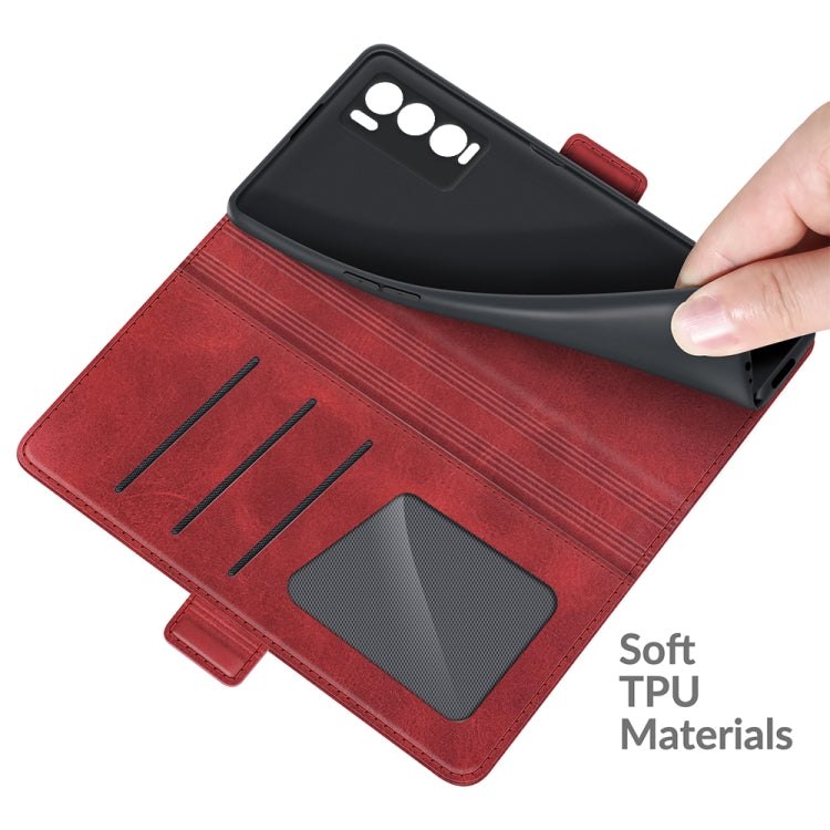 For OPPO Realme GT Explorer Master Dual-side Magnetic Buckle Horizontal Flip Leather Case with Holder & Card Slots & Wallet