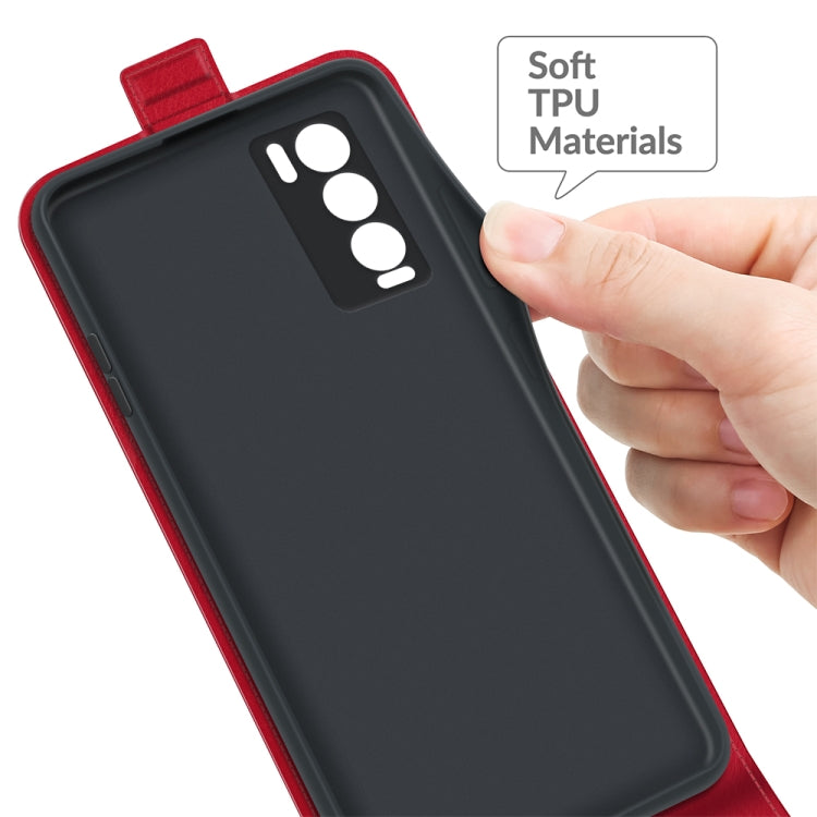 For OPPO Realme GT Master Explorer R64 Texture Single Vertical Flip Leather Protective Case with Card Slots & Photo Frame