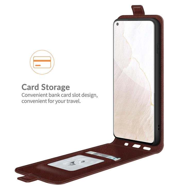 For OPPO Realme GT Master Explorer R64 Texture Single Vertical Flip Leather Protective Case with Card Slots & Photo Frame