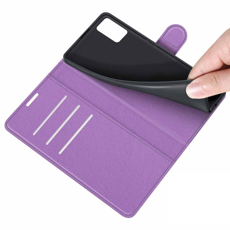 For ZTE Blade A31 Litchi Texture Horizontal Flip Protective Case with Holder & Card Slots & Wallet