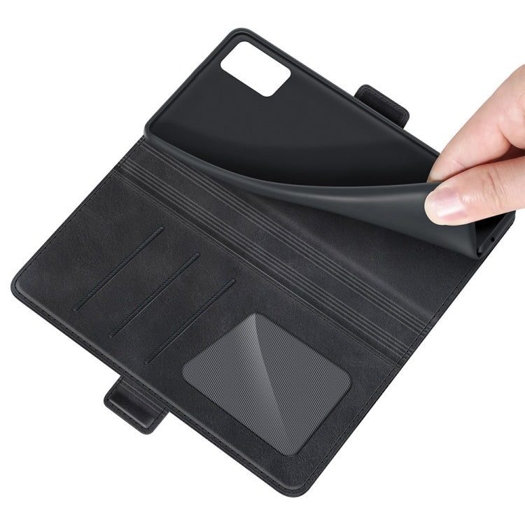 For ZTE Blade A31 Dual-side Magnetic Buckle Horizontal Flip Leather Case with Holder & Card Slots & Wallet