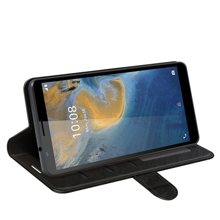 For ZTE Blade A31 R64 Texture Single Horizontal Flip Protective Case with Holder & Card Slots & Wallet& Photo Frame