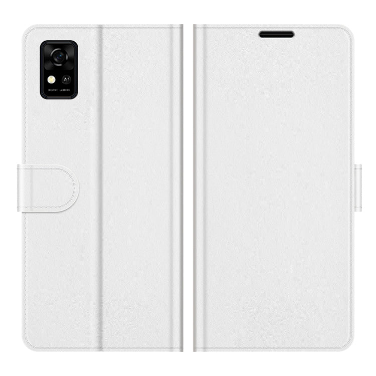 For ZTE Blade A31 R64 Texture Single Horizontal Flip Protective Case with Holder & Card Slots & Wallet& Photo Frame