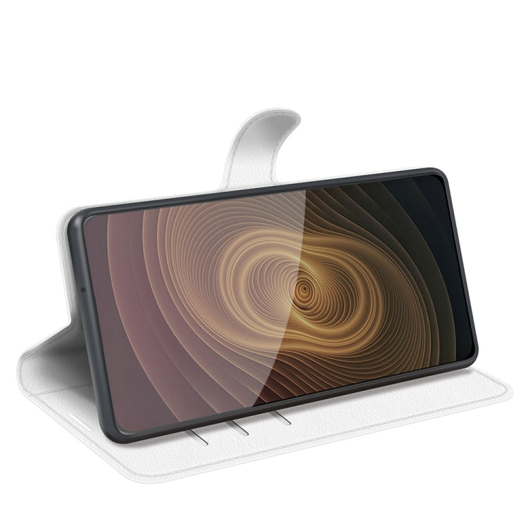 For ZTE Axon 20 5G Litchi Texture Horizontal Flip Protective Case with Holder & Card Slots & Wallet