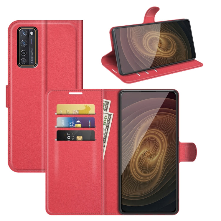 For ZTE Axon 20 5G Litchi Texture Horizontal Flip Protective Case with Holder & Card Slots & Wallet