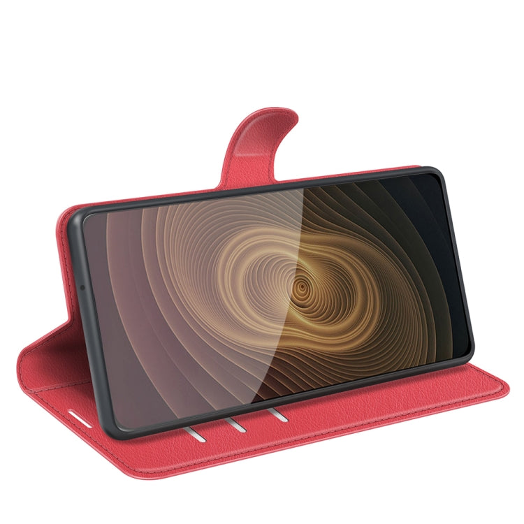 For ZTE Axon 20 5G Litchi Texture Horizontal Flip Protective Case with Holder & Card Slots & Wallet