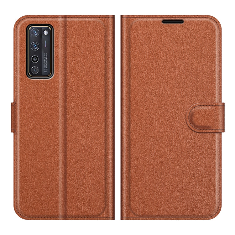 For ZTE Axon 20 5G Litchi Texture Horizontal Flip Protective Case with Holder & Card Slots & Wallet