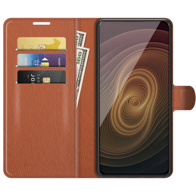 For ZTE Axon 20 5G Litchi Texture Horizontal Flip Protective Case with Holder & Card Slots & Wallet