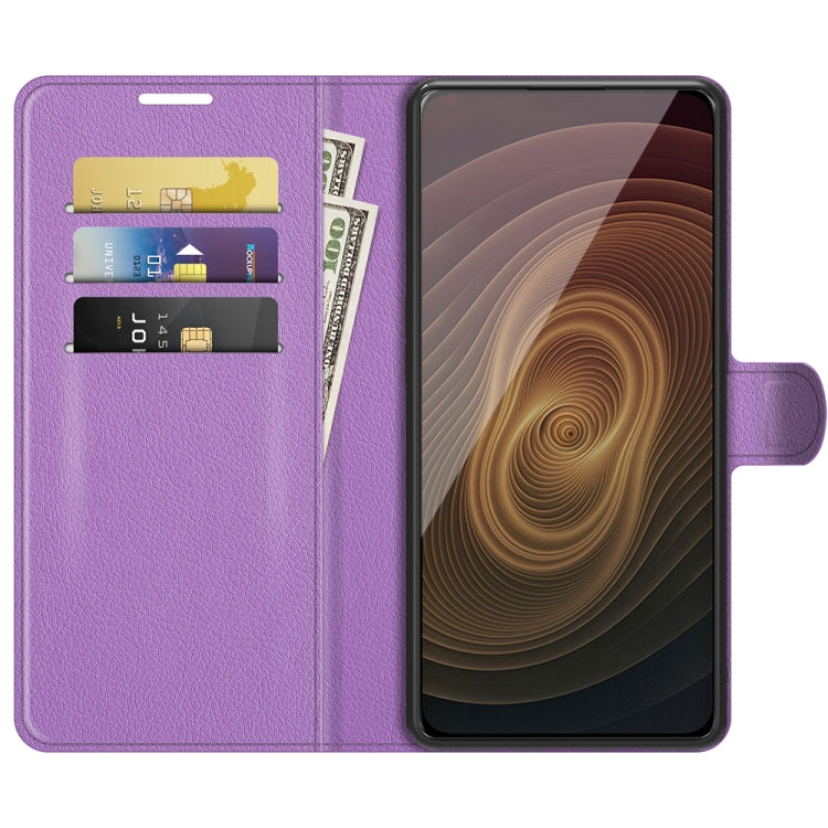 For ZTE Axon 20 5G Litchi Texture Horizontal Flip Protective Case with Holder & Card Slots & Wallet