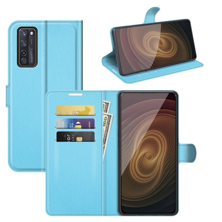 For ZTE Axon 20 5G Litchi Texture Horizontal Flip Protective Case with Holder & Card Slots & Wallet