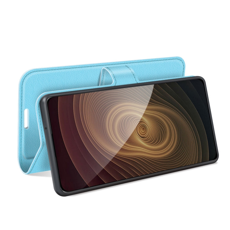 For ZTE Axon 20 5G Litchi Texture Horizontal Flip Protective Case with Holder & Card Slots & Wallet