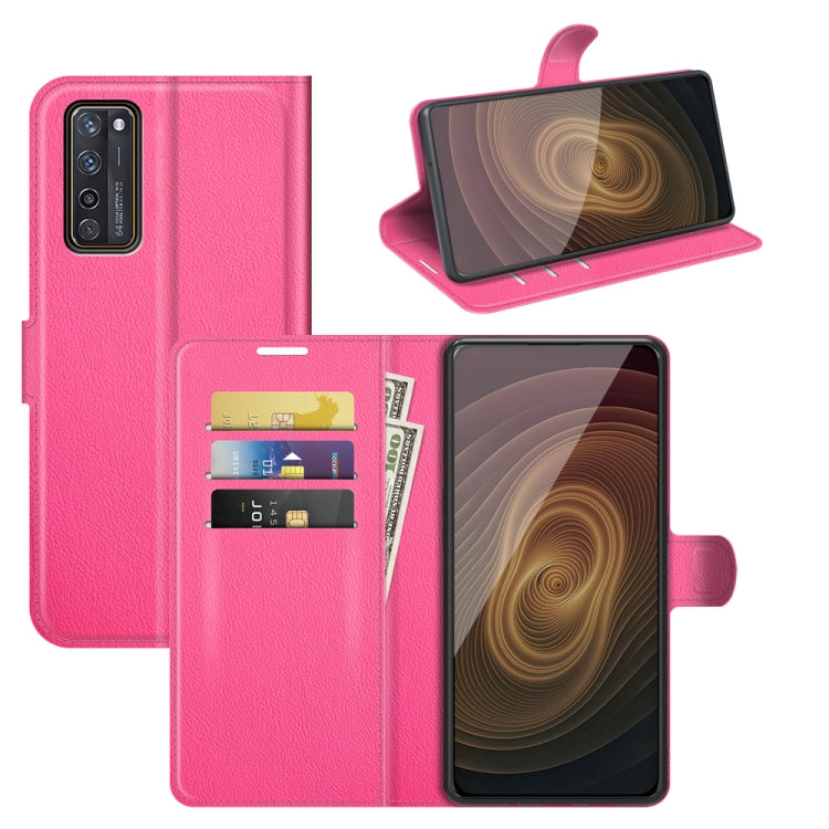 For ZTE Axon 20 5G Litchi Texture Horizontal Flip Protective Case with Holder & Card Slots & Wallet