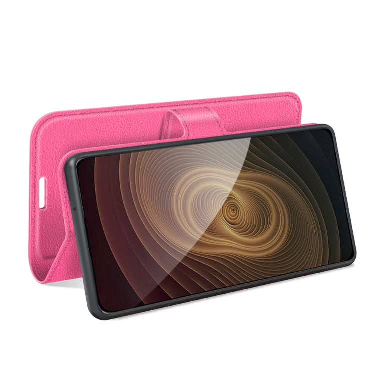 For ZTE Axon 20 5G Litchi Texture Horizontal Flip Protective Case with Holder & Card Slots & Wallet