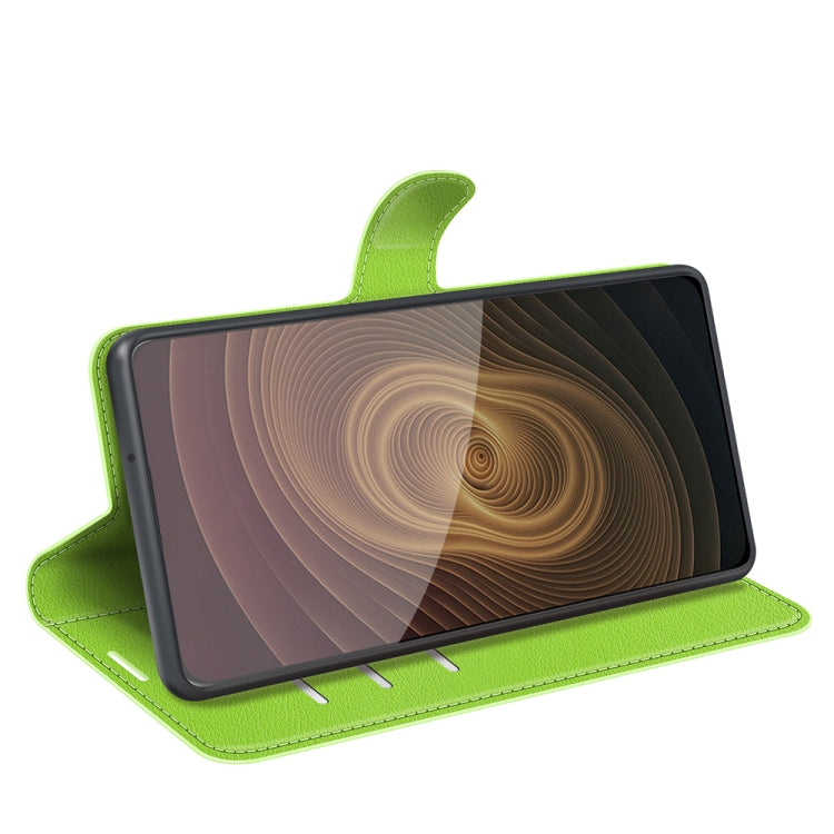 For ZTE Axon 20 5G Litchi Texture Horizontal Flip Protective Case with Holder & Card Slots & Wallet