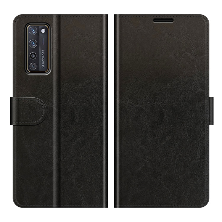 For ZTE Axon 20 5G R64 Texture Single Horizontal Flip Protective Case with Holder & Card Slots & Wallet& Photo Frame