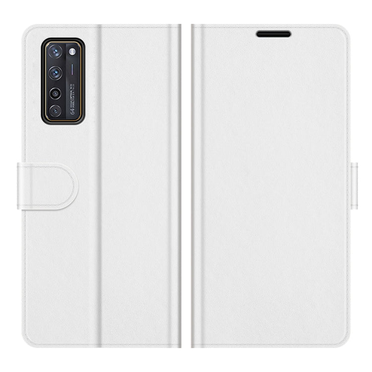 For ZTE Axon 20 5G R64 Texture Single Horizontal Flip Protective Case with Holder & Card Slots & Wallet& Photo Frame