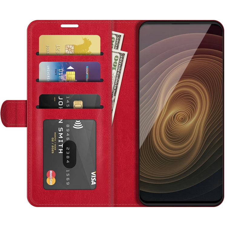 For ZTE Axon 20 5G R64 Texture Single Horizontal Flip Protective Case with Holder & Card Slots & Wallet& Photo Frame