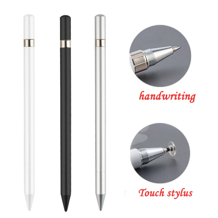 AT-27 2 in 1 Mobile Phone Touch Screen Capacitive Pen Writing Pen with 2 Pen Tip