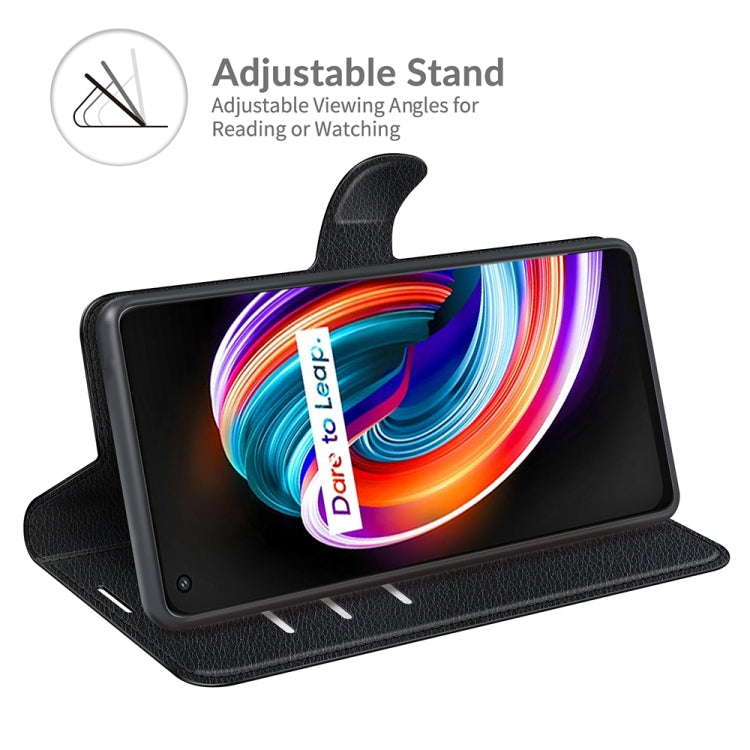 For OPPO Realme Q3 Pro Carnival Litchi Texture Horizontal Flip Protective Case with Holder & Card Slots & Wallet