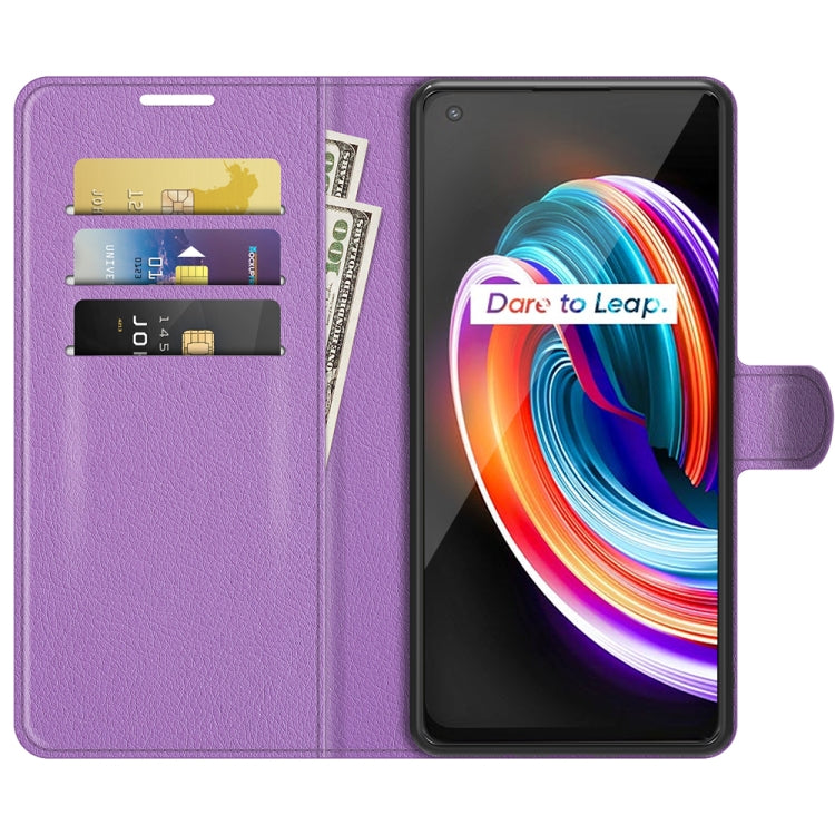 For OPPO Realme Q3 Pro Carnival Litchi Texture Horizontal Flip Protective Case with Holder & Card Slots & Wallet