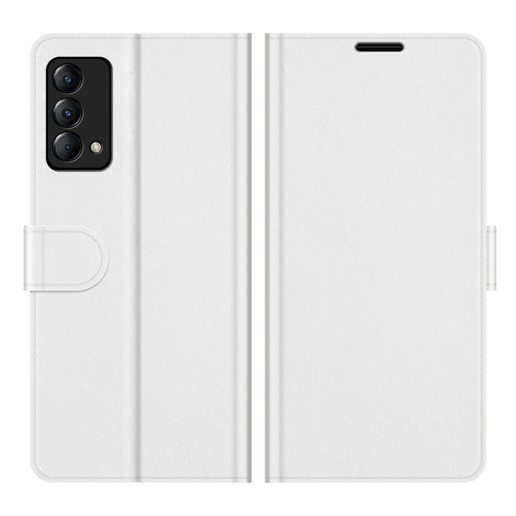 For OPPO Realme Q3 Pro Carnival R64 Texture Single Horizontal Flip Protective Case with Holder & Card Slots & Wallet& Photo Frame