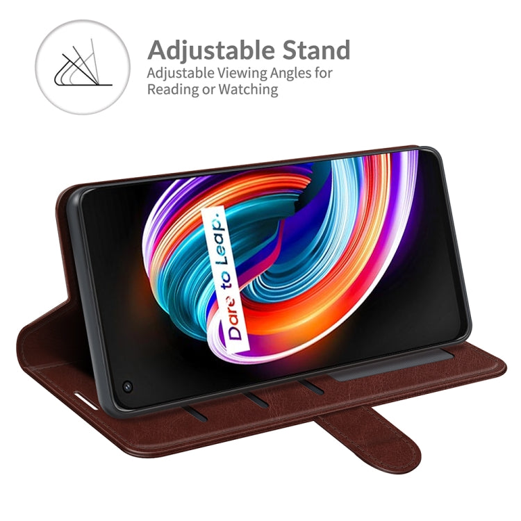 For OPPO Realme Q3 Pro Carnival R64 Texture Single Horizontal Flip Protective Case with Holder & Card Slots & Wallet& Photo Frame