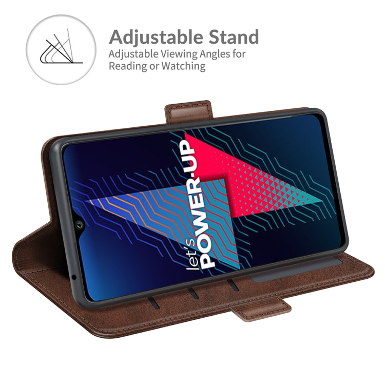 For wiko Power U30 Dual-side Magnetic Buckle Horizontal Flip Leather Case with Holder & Card Slots & Wallet