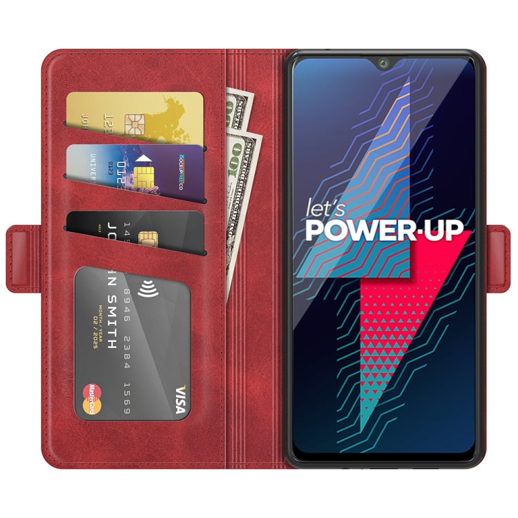 For wiko Power U30 Dual-side Magnetic Buckle Horizontal Flip Leather Case with Holder & Card Slots & Wallet