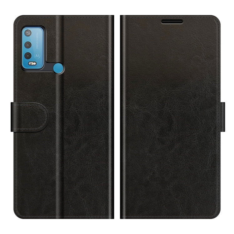 For wiko Power U30 R64 Texture Single Horizontal Flip Protective Case with Holder & Card Slots & Wallet & Photo Frame