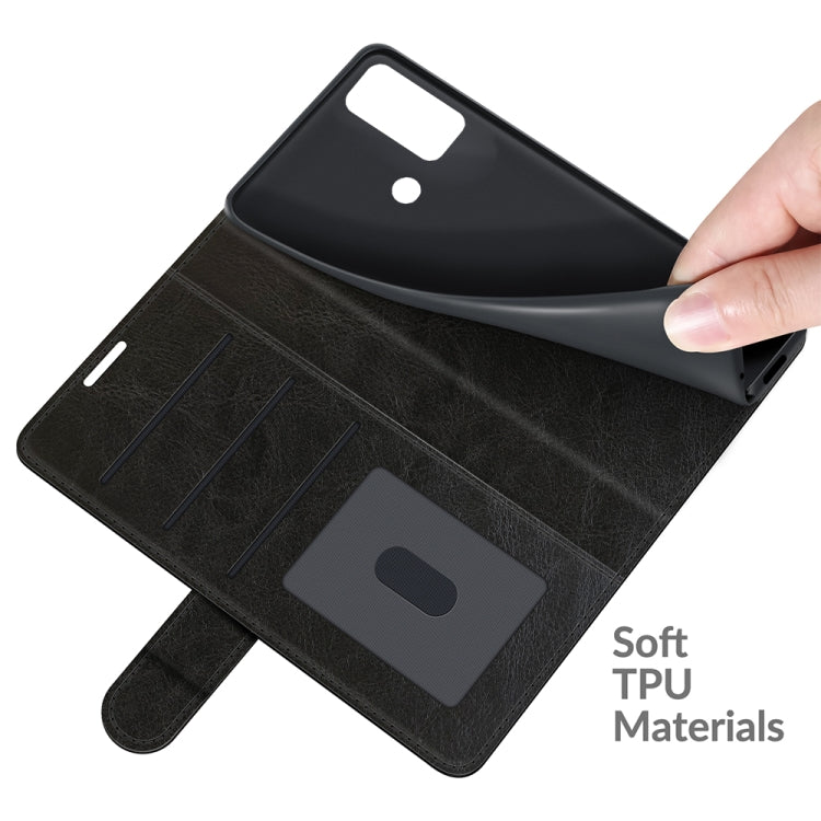 For wiko Power U30 R64 Texture Single Horizontal Flip Protective Case with Holder & Card Slots & Wallet & Photo Frame