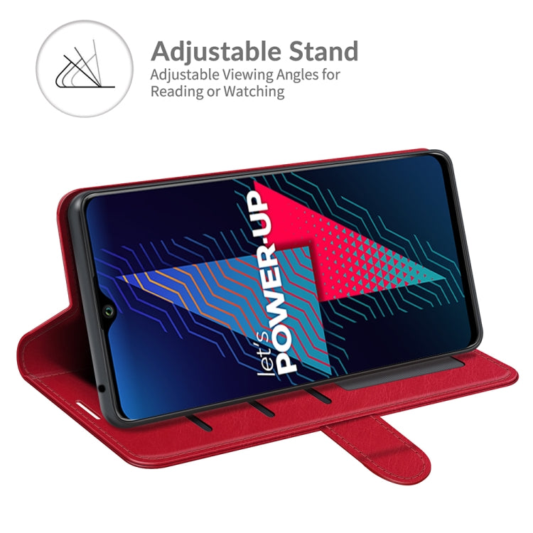 For wiko Power U30 R64 Texture Single Horizontal Flip Protective Case with Holder & Card Slots & Wallet & Photo Frame