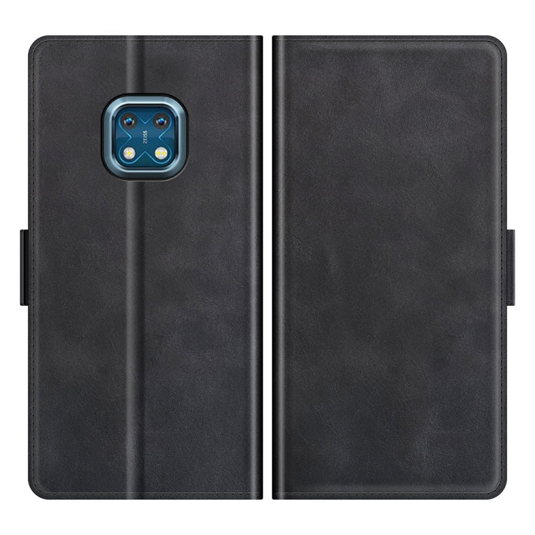 For Nokia XR20 Dual-side Magnetic Buckle Horizontal Flip Leather Case with Holder & Card Slots & Wallet