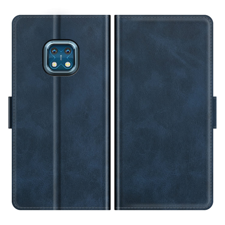 For Nokia XR20 Dual-side Magnetic Buckle Horizontal Flip Leather Case with Holder & Card Slots & Wallet