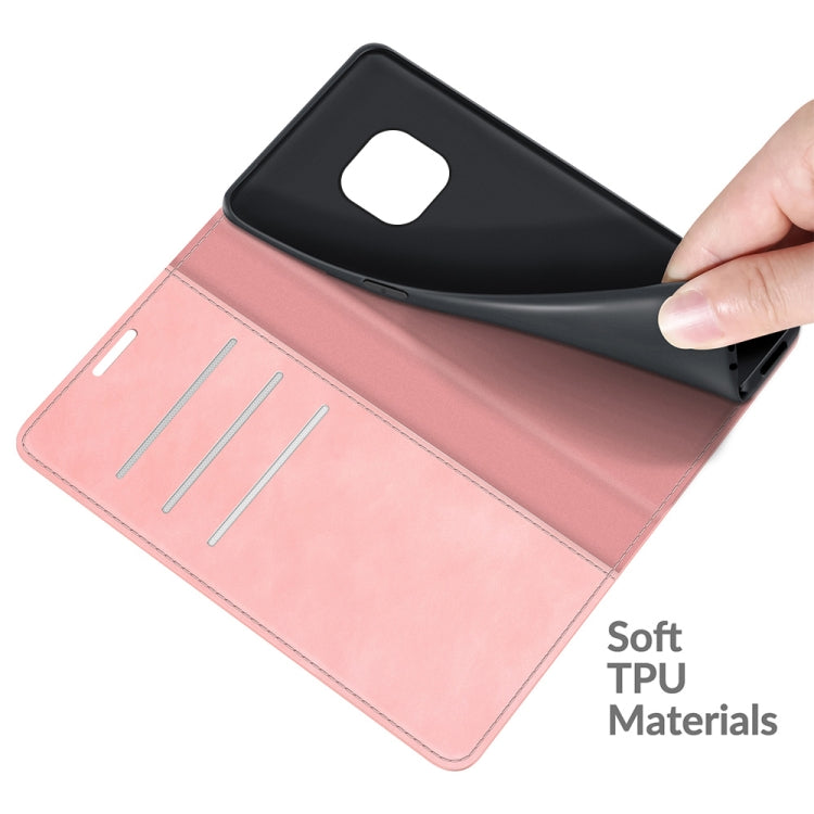 For Nokia XR20 Retro-skin Business Magnetic Suction Leather Case with Holder & Card Slots & Wallet