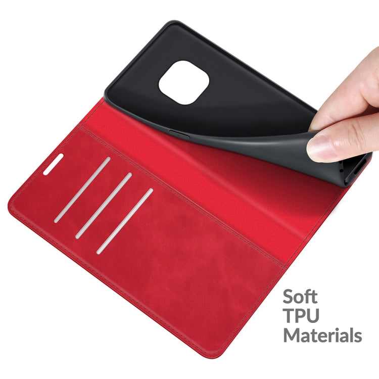 For Nokia XR20 Retro-skin Business Magnetic Suction Leather Case with Holder & Card Slots & Wallet