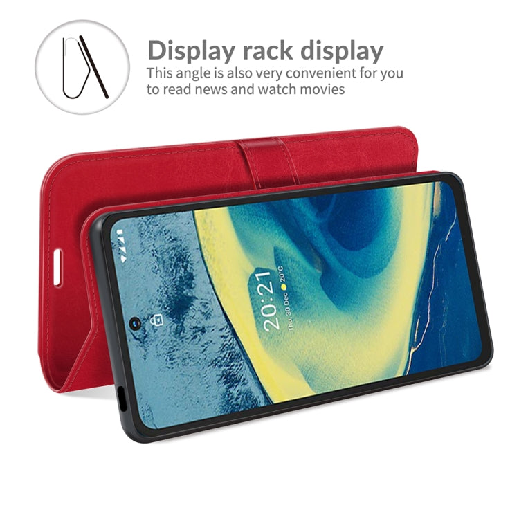 For Nokia XR20 R64 Texture Single Horizontal Flip Protective Case with Holder & Card Slots & Wallet& Photo Frame