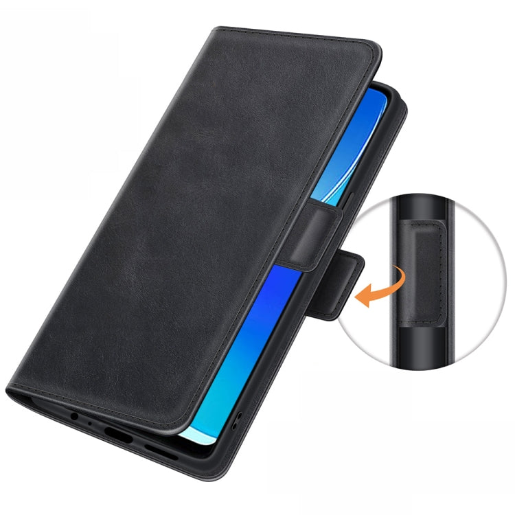 For OPPO Reno6 Z Dual-side Magnetic Buckle Horizontal Flip Leather Case with Holder & Card Slots & Wallet