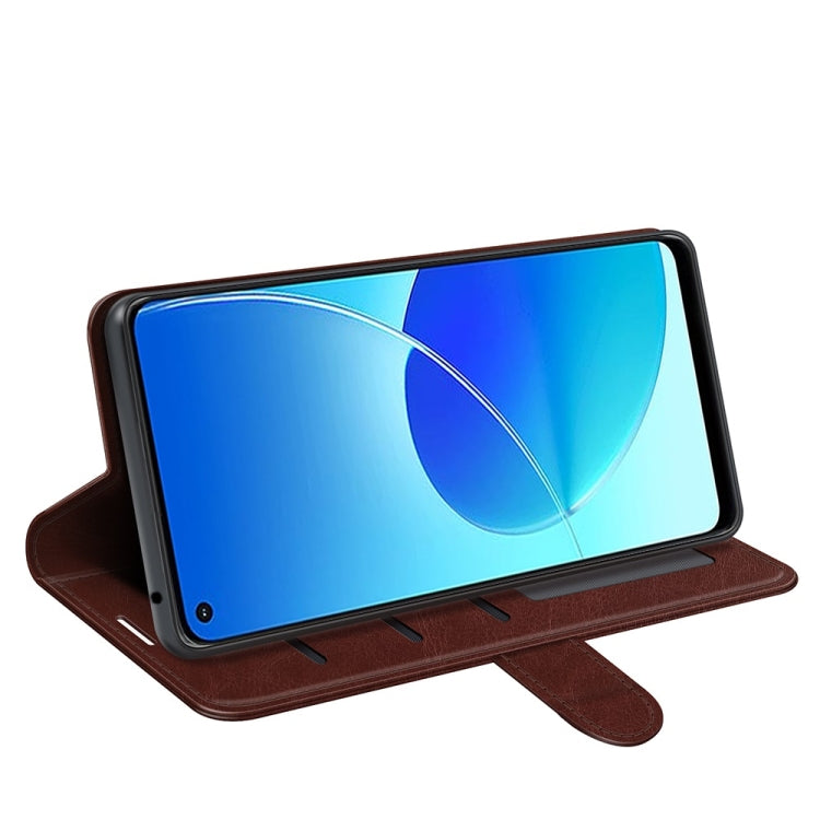 For OPPO Reno6 Z R64 Texture Single Horizontal Flip Protective Case with Holder & Card Slots & Wallet& Photo Frame