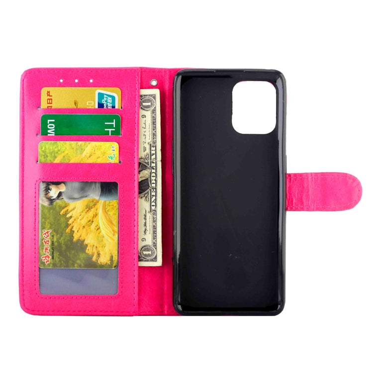 For OPPO Find X3/Find X3 Pro Crazy Horse Texture Leather Horizontal Flip Protective Case with Holder & Card Slots & Wallet & Photo Frame