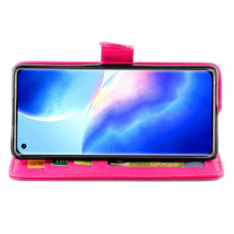 For OPPO Find X3 Neo/Reno5 Pro+ Crazy Horse Texture Leather Horizontal Flip Protective Case with Holder & Card Slots & Wallet & Photo Frame