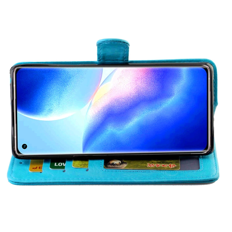 For OPPO Find X3 Neo/Reno5 Pro+ Crazy Horse Texture Leather Horizontal Flip Protective Case with Holder & Card Slots & Wallet & Photo Frame