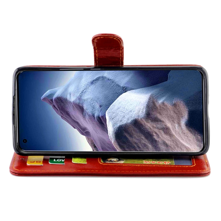 For Xiaomi Mi 11 Ultra Crazy Horse Texture Leather Horizontal Flip Protective Case with Holder & Card Slots & Wallet & Photo Frame