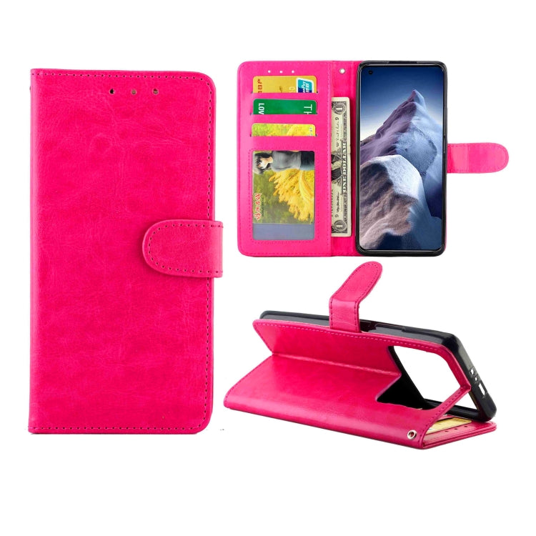 For Xiaomi Mi 11 Ultra Crazy Horse Texture Leather Horizontal Flip Protective Case with Holder & Card Slots & Wallet & Photo Frame