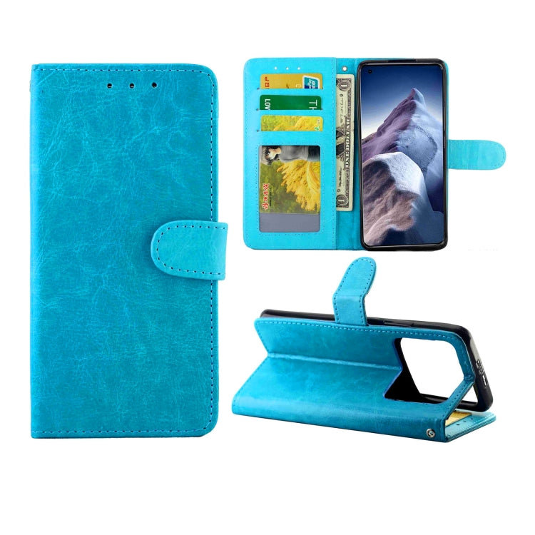 For Xiaomi Mi 11 Ultra Crazy Horse Texture Leather Horizontal Flip Protective Case with Holder & Card Slots & Wallet & Photo Frame
