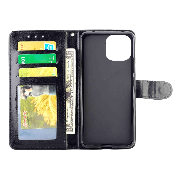 For Xiaomi Mi 11 Lite (4G/5G) Crazy Horse Texture Leather Horizontal Flip Protective Case with Holder & Card Slots & Wallet & Photo Frame