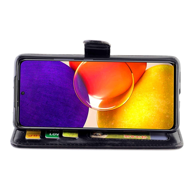 For Samsung Galaxy Quantum 2 Crazy Horse Texture Leather Horizontal Flip Protective Case with Holder & Card Slots & Wallet & Photo Frame