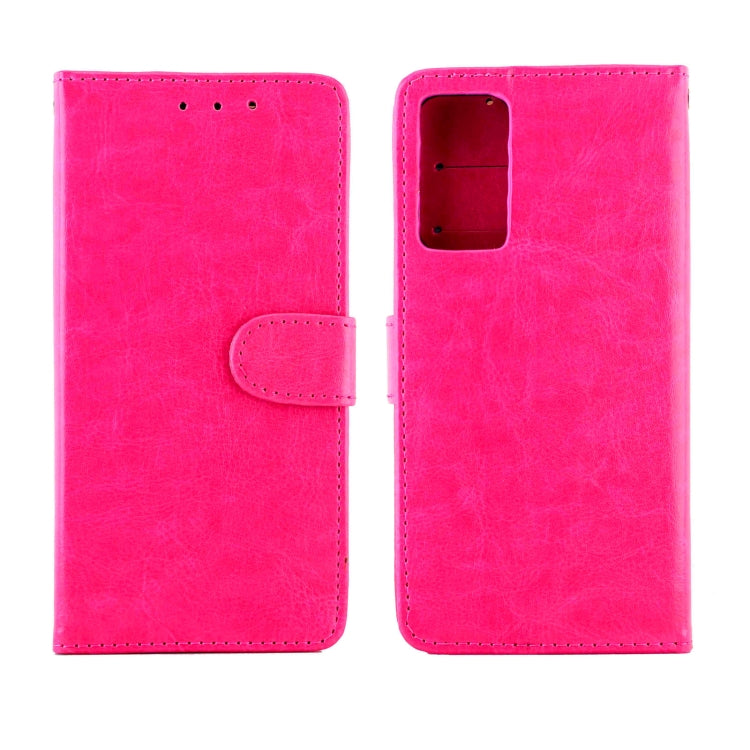 For Samsung Galaxy Quantum 2 Crazy Horse Texture Leather Horizontal Flip Protective Case with Holder & Card Slots & Wallet & Photo Frame